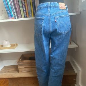 Levi 501 high rise jeans